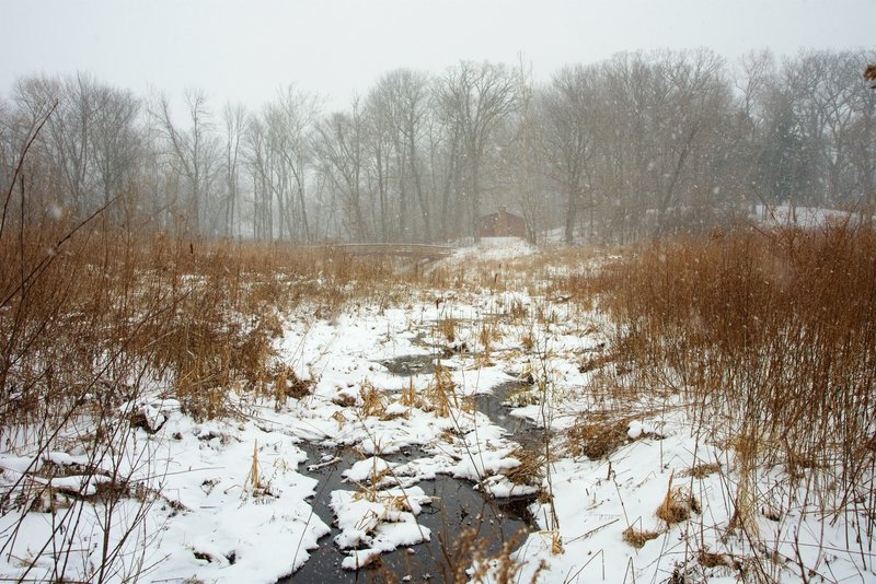 The headwaters of the Little Calumet River.