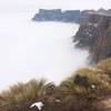 A view of the Drakensberg Amphitheater at the top of the Tugela Waterfall, the second highest in the world.