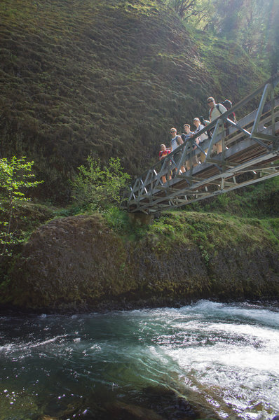 Bridge over Eagle Creek.