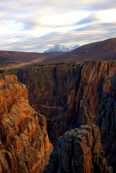 Black Canyon of the Gunnison from the South Chasm Viewpoint.