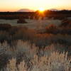 Sunset in the Maze