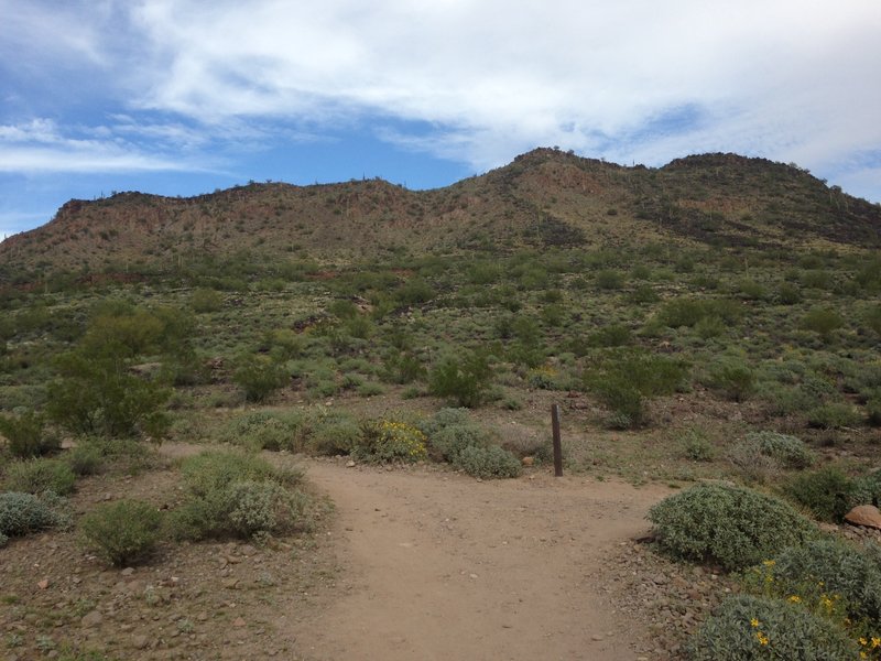 Trailhead to Circumference Trail.