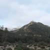 A view of the high peaks from Peak View in the early morning.