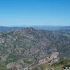 A view looking over the volcanic landscape.