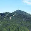 The trail leading up to North Chalone Peak. You'll notice the fire tower at the top.