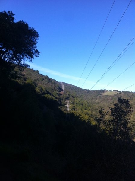 Looking out towards the PG&E Trail. It isn't over until the last Electrical tower off in the distance.