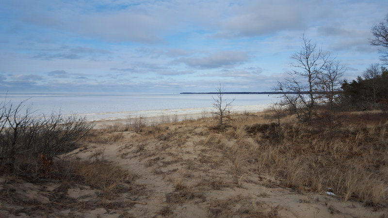 Lake Huron shoreline.