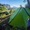 1st night on trail at Fox Creek pass.