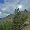 Looking north to the Washburn Fire Lookout that doubles as a visitor center.