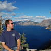 The best views of Crater Lake are had right at the beginning, before you start to descend the Lightning Trail.