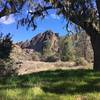 Looking towards Machete Ridge from the Balconies Trail.