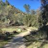 The Balconies Trail is sandy in this section, but it is fairly wide and easy to follow.