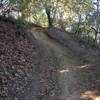 Climbing on Del Amigo Trail.