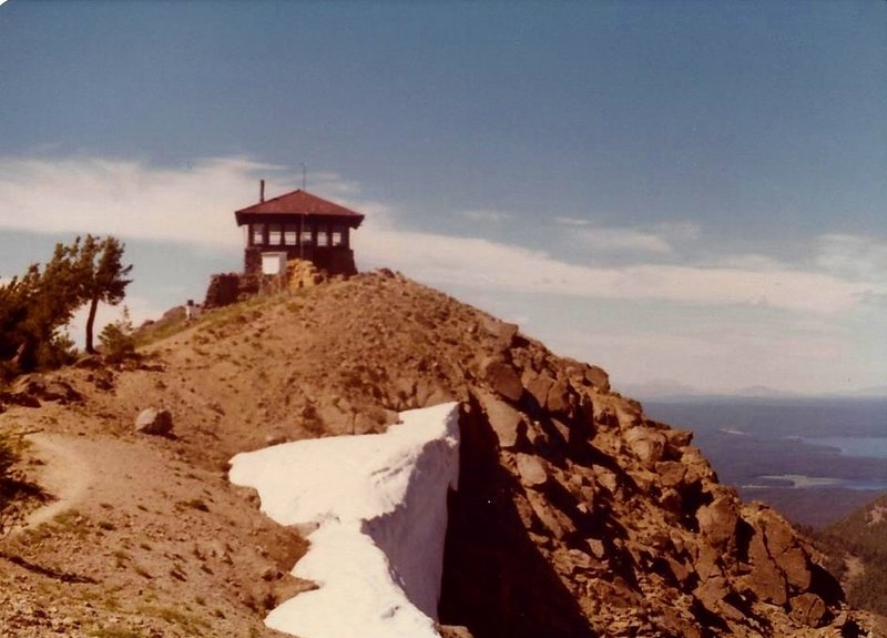 The final approach to the fire lookout on top of Mount Sheridan hasn't changed in a long time.