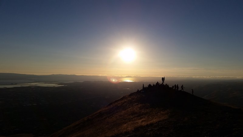 Sunset on Mission Peak.