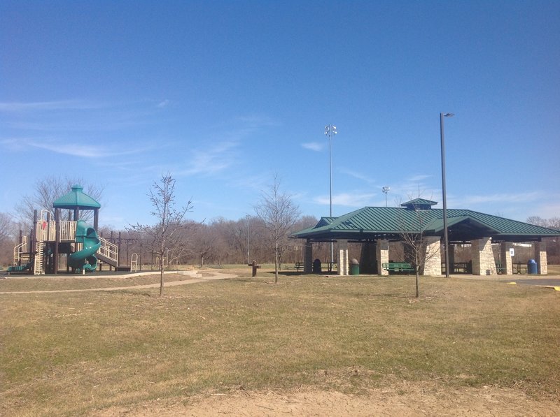 Playground and pavilion on the South Loop