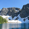 Blue Lake in Okanogan National Forest.