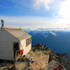 Hidden Lake Hut. with permission from Mike Conlan