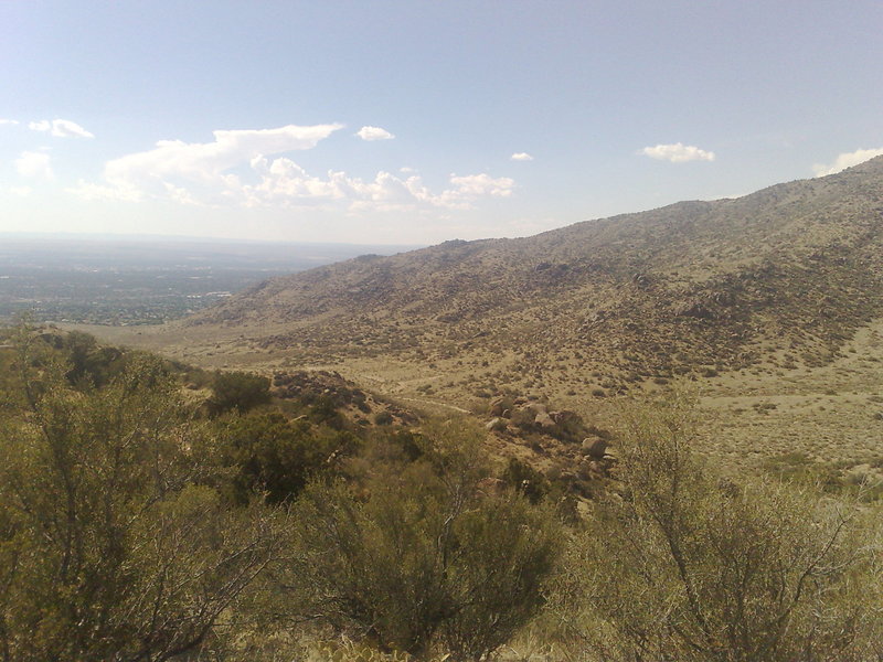 Valley views from the Embudo Horse Trail.