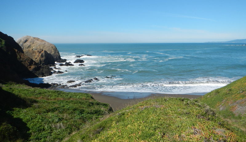 What a beautiful private beach.