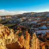 Bryce Canyon winter sunset.