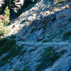 Working up the Garfield Peak Trail.