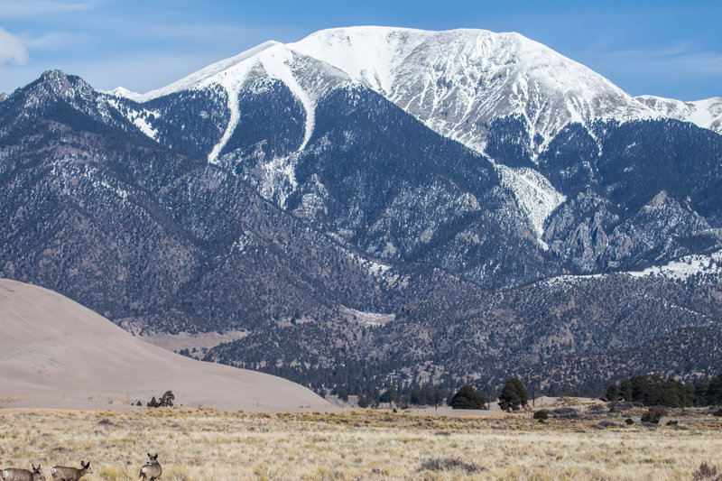 It's easy to appreciate the various terrain types in this National Park.