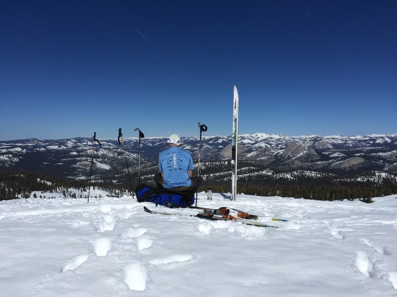 Above Ostrander Ski Hut.