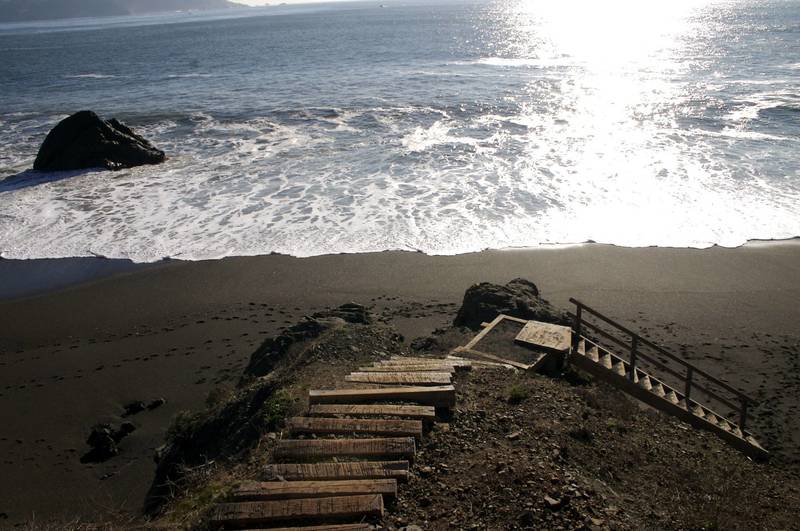 Black Sands Beach.