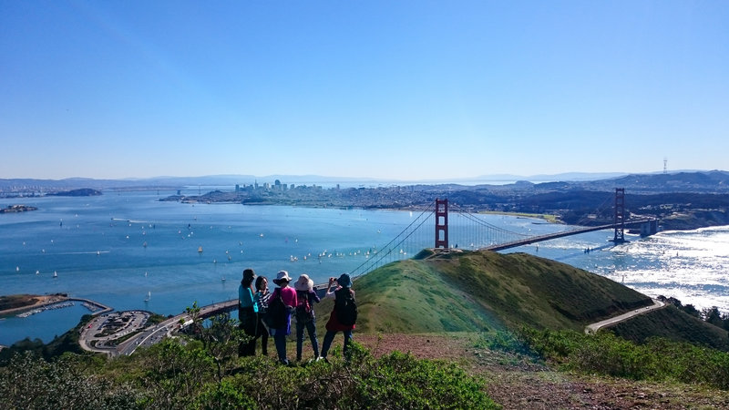 A beautiful day to enjoy the view from Slacker Ridge Trail.