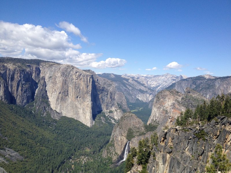 Looking back up Yosemite Valley from Stanford Point.