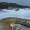 Ear Spring, one of many beautiful springs on Geyser Hill.