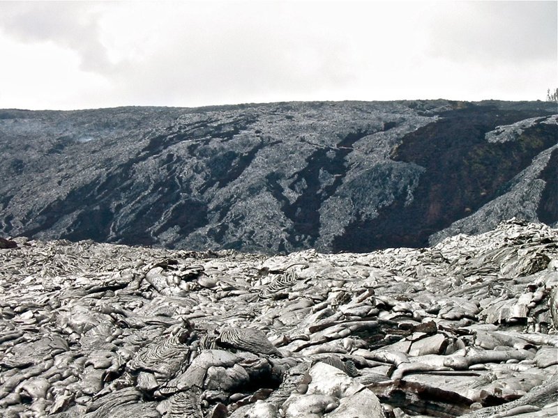 Impressive lava hillsides.