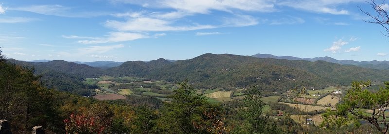 Scenic view at midpoint of trail.