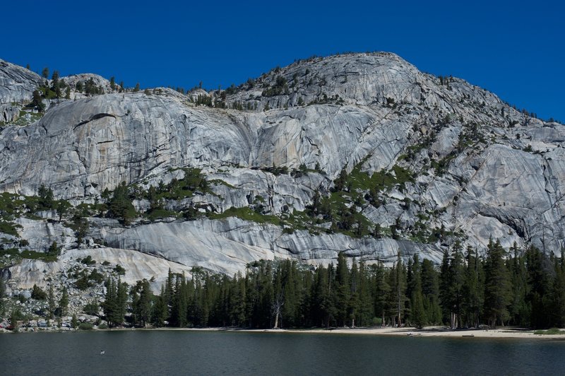 Looking across Tenaya Lake.