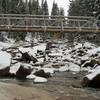 Crossing Illilouette Creek above the falls.