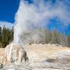 Lone Star Geyser is a real "star," well worth the time to visit.