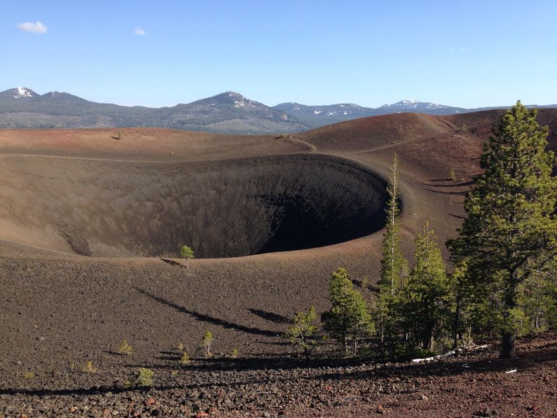 Top of the cinder cone.