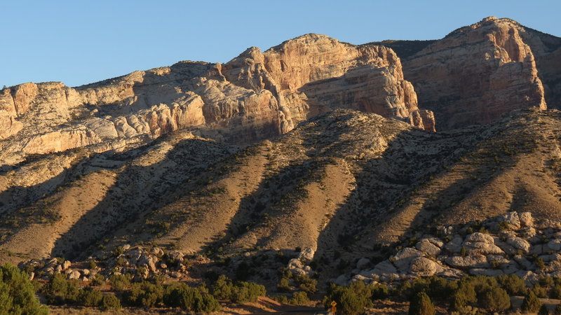 Cliffs surrounding Split Mountain uplift, Dinosaur National Monument, Utah. with permission from phil h