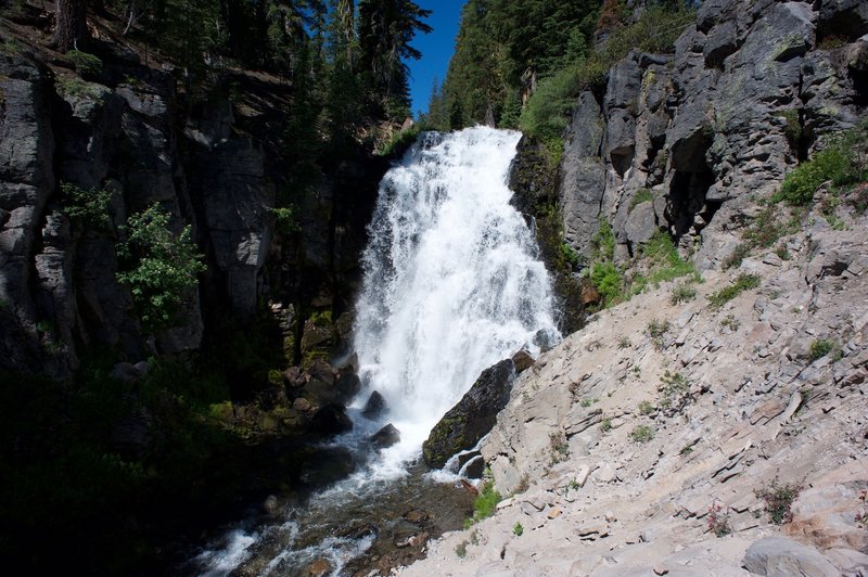 Kings Creek Falls in Lassen Volcanic National Park. It's a nice hike in the summer.