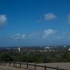 The Stanford Campus and Hoover Tower spread out on the lefthand side of the trail. The 285 foot tower was completed in 1941.