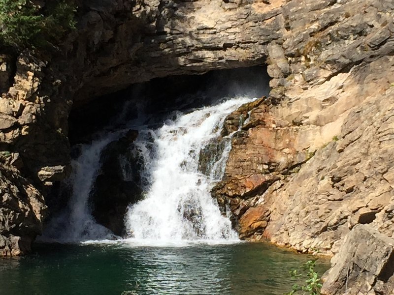 Running Eagle Falls in the fall.