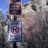 Signage at the South Trailhead.