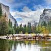 Yosemite Valley April 2015 snow storm.