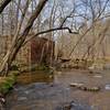 Durham Pump Station ruins in Eno River State Park.