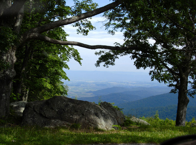 Fisher's Gap Overlook - Skyline Drive. Photo taken and copyrighted by Hank Waxman. Used with permission.