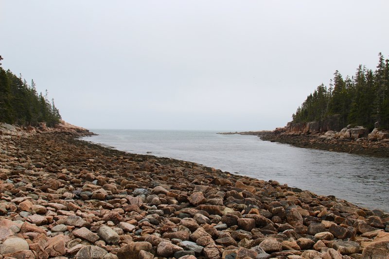 Tide flowing low on Ship Harbor.