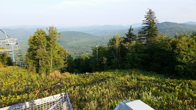 View towards Rumford from the top of the Black Mountain Ski Area.