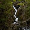 A view of the waterfall at the bottom of the Dark Hollow Trail.