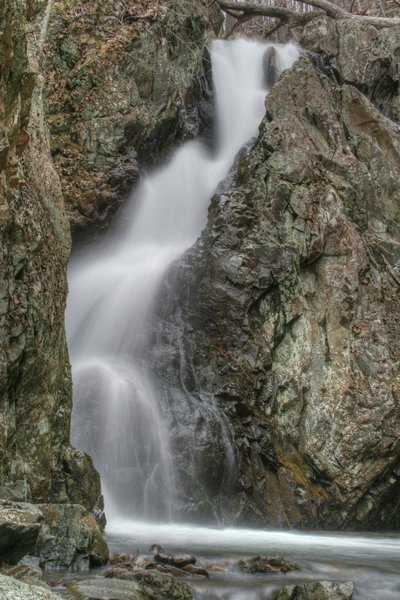 The lower Rose River Falls